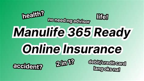 manulife 365|365 Ready Life Insurance Quote and Pricing .